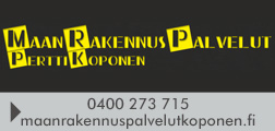 Maanrakennuspalvelut Pertti Koponen logo